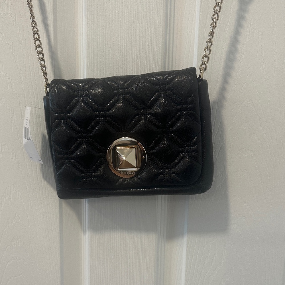 Kate Spade Black Quilted Crossbody Bag